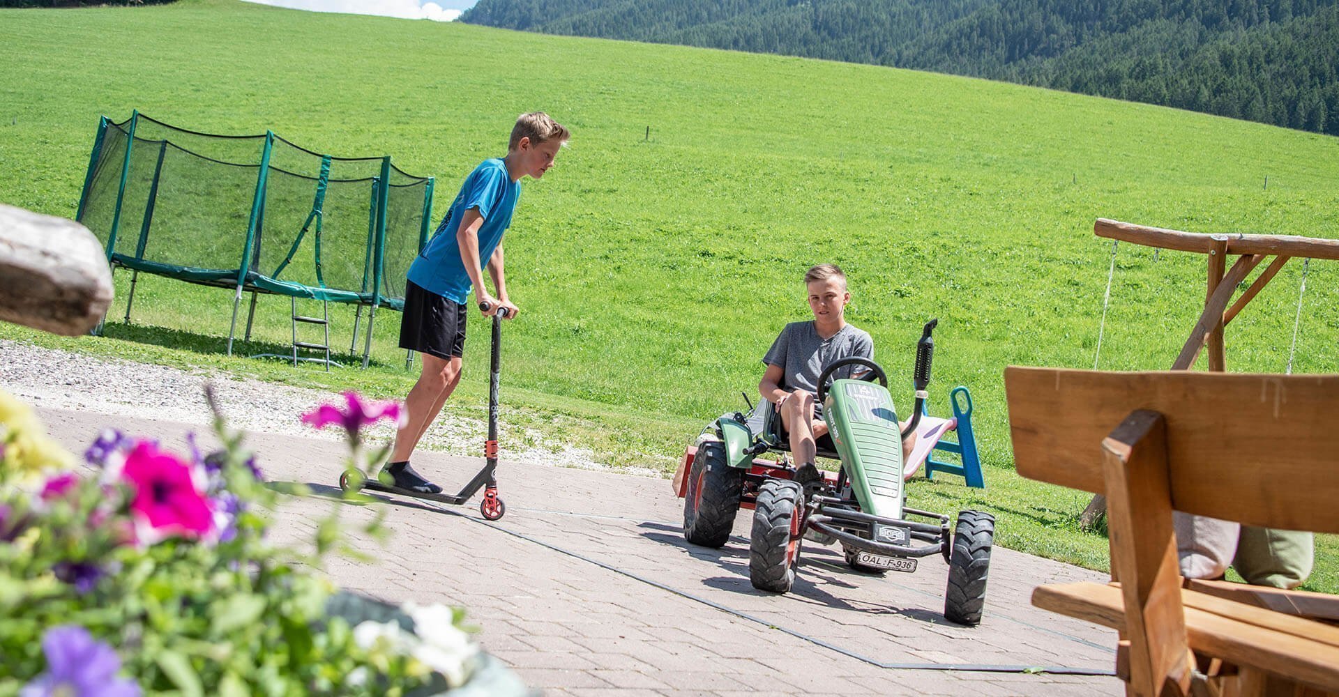 Kinderurlaub auf dem Bauernhof in Kastelruth/Südtirol