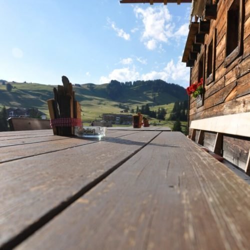 Rifugio sull’Alpe di Siusi