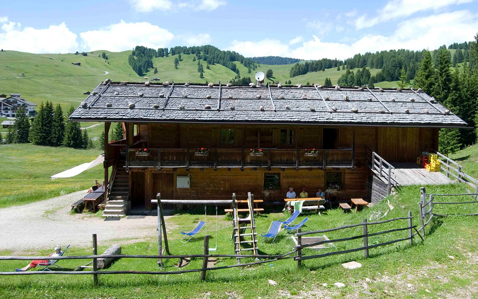 Radauer Schwaige - Hut on Alpe di Siusi