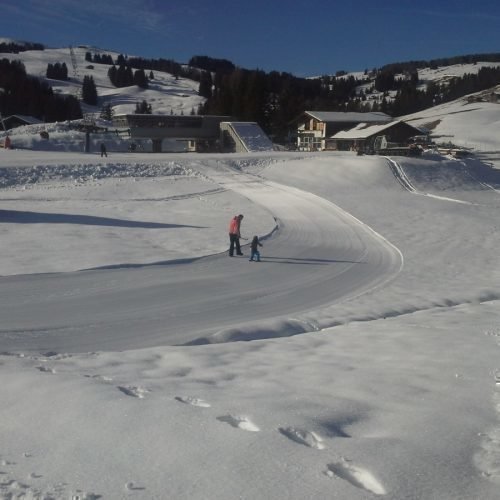 Alpine lodge on the Alpe di Siusi