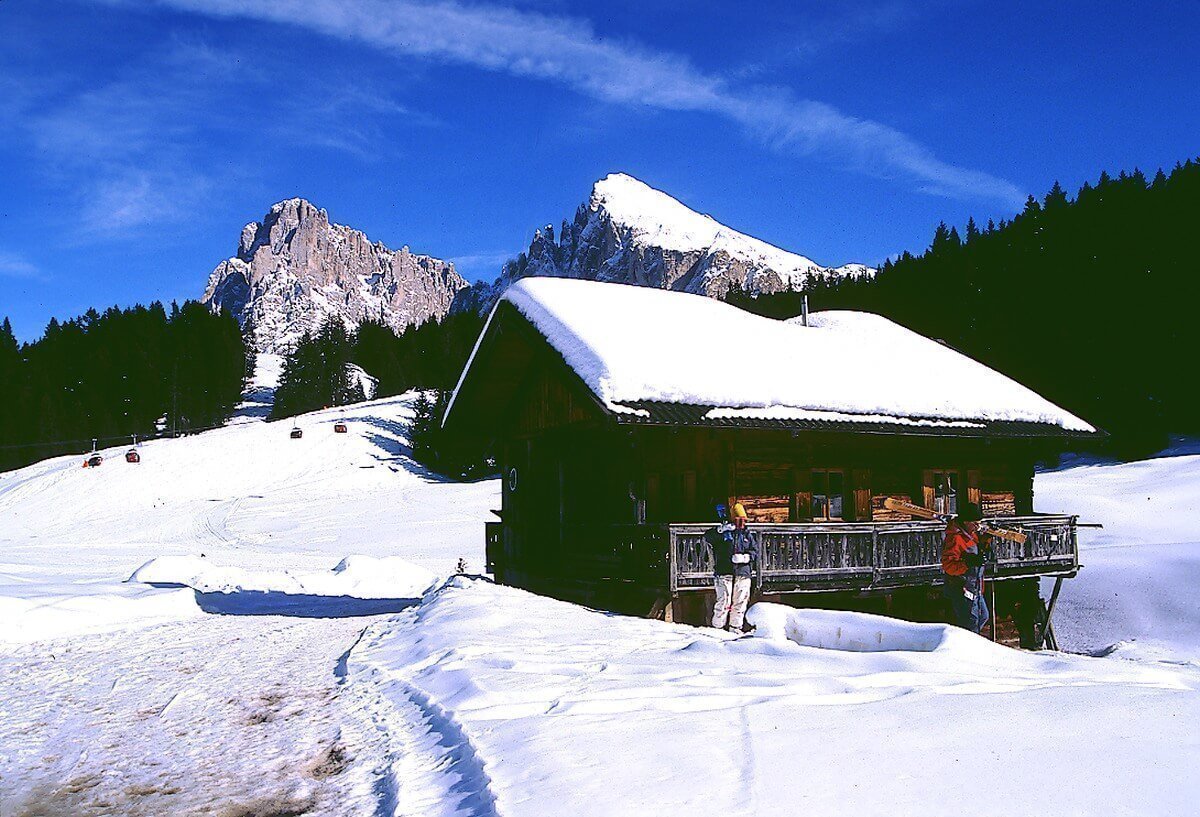 Silvester Hütte | Almhütte auf der Seiser Alm mieten >>>